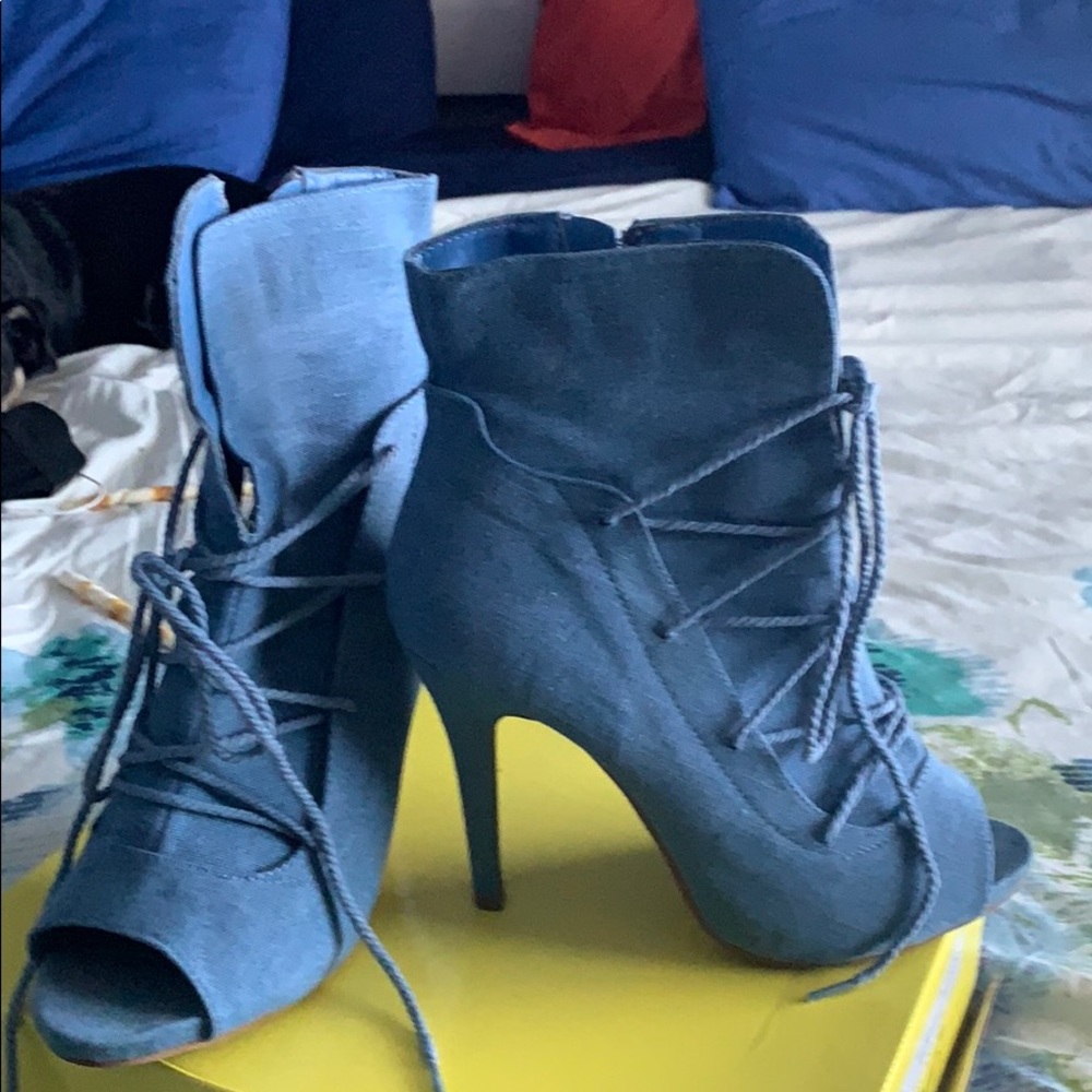 Jean high heals